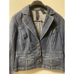 Vintage Liz Claiborne Classic Stylish Denim Jacket/Blazer